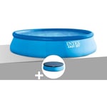Kit piscine autoportée Intex Easy Set 4,57 x 1,07 m + Bâche de protection