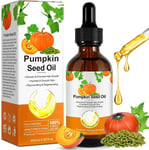 Pumpkin Seed Oil, Organic Pumpkin Oil for Hair Growth, Pure Cold Pressed Hair Oi