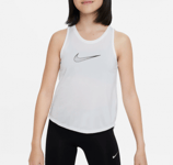 Nike DriFIT One Tank White Girls Jr (XL)