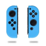 Coque de protection en silicone pour manettes Nintendo Switch Joy-Con - Bleu