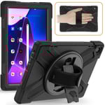 SKALO Lenovo Tab M10 (Gen 3) Extra Stöttåligt Armor Shockproof Skal - Svart Svart