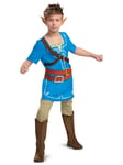 Link The Legend Of Zelda Breath Of The Wild Video Game Tween Boys Costume XL