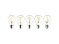 Sygonix Sy-5781468 Led (Rgb)-Lamp Eek A (A - G) E27 2.2 W = 40 W Varmhvid (Ø X H) 60 Mm X 104 Mm Filament 5 Stk