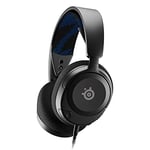 SteelSeries Arctis Nova 1P For PlayStation - Multi-System Gaming Headset — Hi-Fi Drivers — 360° Spatial Audio — AirWeave Memory Foam Ear Cushions — Lightweight — PS5, PS4, PC, Xbox, Switch - Black