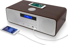 AUDIBLE FIDELITY Complete Hi-Fi DAB/DAB+ Stereo System CD Player With Speakers,