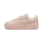 PUMA Femme Carina Street Sd Racine Accueil Chaussures-femme Baskets-basses, Rose Quartz Rose Quartz Puma Gold, 38 EU