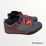Ladies Shimano AM7 MTB Shoes, Berry / Grey / Orange, EU 40