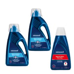 Bissell - 2x Wash & Protect 1,5 ltr. 1 Spot Clean Pro Oxy 1L Bundle