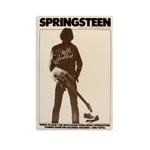 WSDSX Bruce Springsteen Bottom Line Concert Poster Canvas wall art printing indoor aesthetic music Posters for Home Decor 20x30inch(50x75cm)