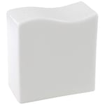 Villeroy & Boch 10 2525 3480 New Wave Pepper Shaker, Premium Porcelain, White