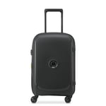 DELSEY PARIS - Belmont Plus - Hard Cabin Suitcase 55x35x25 cm - 34 L - S -, Black, S