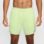 Nike Löparshorts Dri-FIT Stride 2-i-1 - Neon/Silver, storlek X-Large