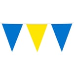 Vimpel Girlang Gul & Blå
