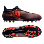 adidas X 17.3 AG Mens Football Boots Charcoal / Red  S82360 UK 9.5  DEADSTOCK