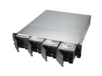 QNAP TS-1283XU-RP - NAS-server - 12 brønner - kan monteres i rack - SATA 6Gb/s - RAID RAID 0, 1, 5, 6, 10, 50, JBOD, 60 - RAM 8 GB - Gigabit Ethernet / 10Gbps SFP+ - iSCSI støtte - 2U