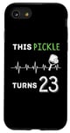 Coque pour iPhone SE (2020) / 7 / 8 Pickleball anniversaire 23 ans Ce cornichon tourne 23 Pickleball