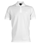BOSS Mens Firenze Logo Modern Essential White Polo Shirt Size UK M 38" Chest