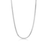 Avilé Jewelry Snake Chain Halskæde Sølv DI011-S-42 + 5 cm - Dame - 925 sterling silver