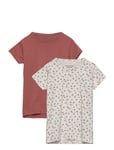 Basic 33 -T-Shirt Ss Tops T-shirts Short-sleeved Multi/patterned Minymo