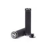 SRAM Sram Locking Grips with Two Clamps and End Plugs, Black