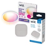 WiZ SuperSlim RGB Ceiling 22W - White + Portable Button