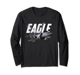 F15 Eagle Military Airplane Flight Long Sleeve T-Shirt