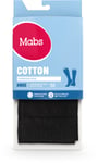 Mabs Cotton Knästrumpa - Svart/Vit/Blå - Knähög stödstrumpa kompressionsklass 1