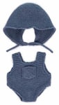 Miniland: Baby Doll Clothing - Knitted Rompers & Hood (21cm)