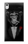 Funny Gangster Mafia Monkey Case Cover For Sony Xperia XA1