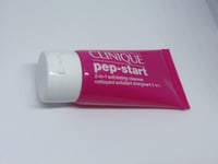 Clinique Pep start 2 in 1 Exfoliating Cleanser 30ml travel sized fragrance free