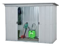 Yardmaster Metal Pent Garden Shed - 6 x 4ft