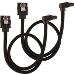 Corsair SATA-kabel Vinklad Svart 30cm 2-pack