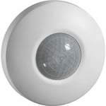Servodan PIR-sensor Minilux 360° med relæ 24V Ø80 mm i hvid
