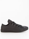 Converse Unisex Leather Ox Trainers - Black