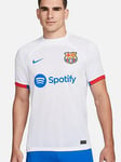 Nike Barcelona Mens 23/24 Away Stadium Replica Shirt - White, White, Size Xl, Men