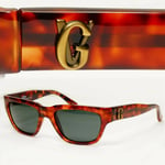 Gianni Versace 1996 Mens Vintage Brown Square Sunglasses GV MOD 532/B COL 806