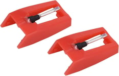 Stylineedle 2 PCS Record Player Needles, Ruby Tip Turntables Stylus for Crosley,