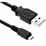 3M Micro USB Charging Lead Compatible For XBOX ONE Black Charger Cable Controll
