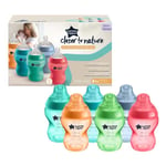 Tommee Tippee Closer To Nature Baby Bottle 260ml x6 - Brights