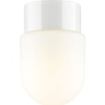 Bastuarmatur Fridhem vit, matt opalglas E27