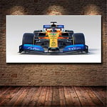 Picture Mclaren F1 Race Car Wall Art Vehicle Posters Prints Canvas Raceway Racing Sport Canvas Painting Living Room Bedroom (Color : B, Size (Inch) : 50x100cm)