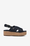 Tommy Hilfiger - Sandal Denim Espadrille Platform - Blå