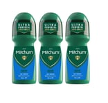 Mitchum Ice Fresh 100ml Roll On 48hr Anti-perspirant Deodorant For Men x 3
