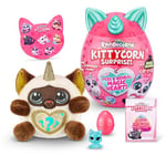 Rainbocorns Kittycorn Surprise, Yaxi the Siamese Cat - Collectible Plush - 10 Surprises to Unbox, Peel and Reveal Heart, stickers, slime, Ages 3+ (Siamese Cat)