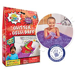 Ryan's World Glitter Gelli Baff Purple, 1 Bath or 6 Play Uses from Zimpli Kids, Magically turns water into thick, colourful goo, Children's Sensory & Messy Bath Toy, Birthday Present for Children