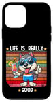 Coque pour iPhone 12 mini Life Is Really Good Husky Funny Summer Beach 2024