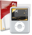 atFoliX 3x Screen Protection Film for Apple iPod nano 3G matt&shockproof
