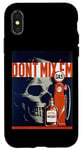 Coque pour iPhone X/XS USA Driving safety poster art "Ne les mélangez pas"