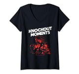 Womens Kickboxer Martial Arts Kickboxing V-Neck T-Shirt