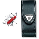 Victorinox Couteau suisse Explorer Rouge & 4.0520.3 Etui-Ceinture - Pochette en cuir noir avec fermeture Velcro